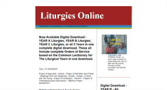 Desktop Screenshot of liturgiesonline.com.au